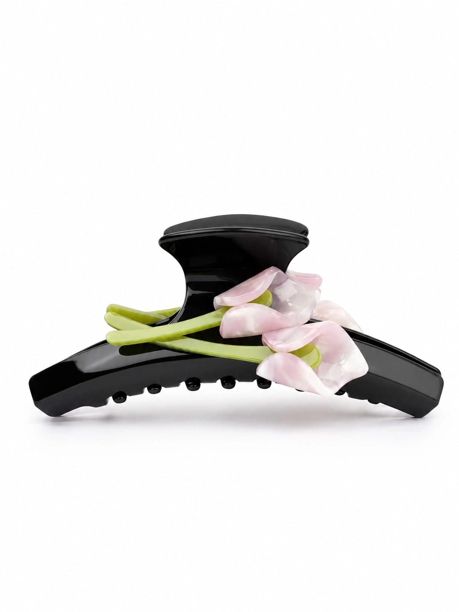 Acetate Calla Lily Hair Claw Clip for Women | Elegant French Style Strong Hold