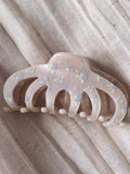 Ditsy Floral Acetate Hair Claw Clip | Elegant Flower Hair Accessory