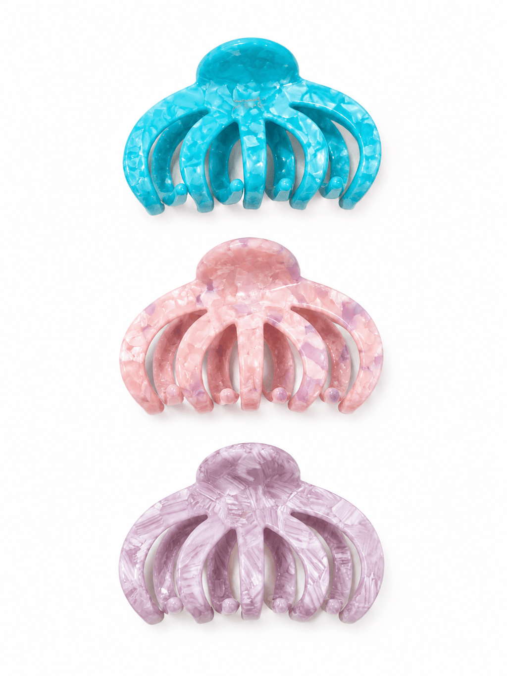 Dreamy Textured Acetate Hair Claw Clip – Elegant Large Hair Accessory