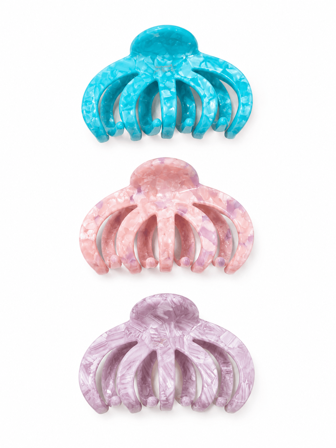 Dreamy Textured Acetate Hair Claw Clip – Elegant Large Hair Accessory