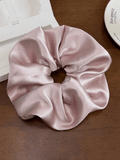 Oversized Satin Scrunchie Large Puffy Silk Hair Tie for Thick Hair Women Hair Accessory