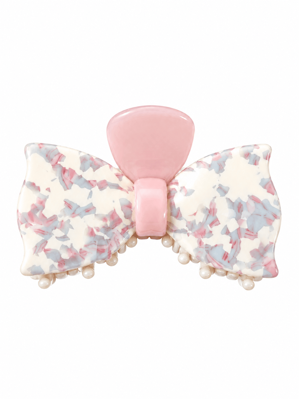 Romantic Acetate Bow Hair Claw Clip | Elegant Textured Hair Accessory
