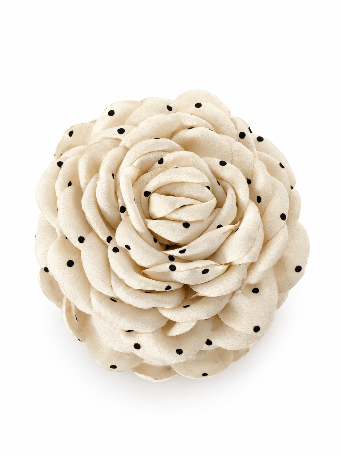 Romantic Rose Flower Claw Clip – Handmade Fabric Hair Clip