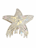 Starfish Rhinestone Hair Claw Clip | Ocean PVC Hair Accessory