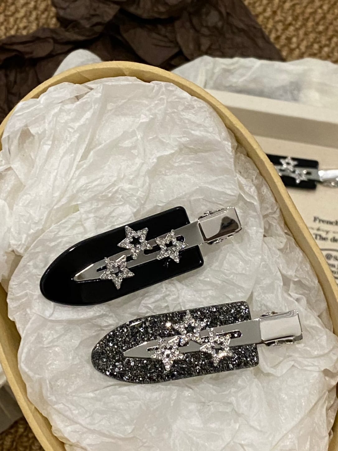 Y2K Star Rhinestone Hair Clips | Sparkly No-Crease Barrettes